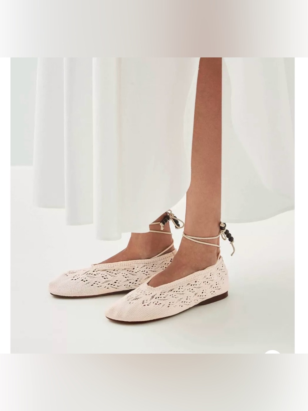 ALOHAS Crochet Ballet Flats